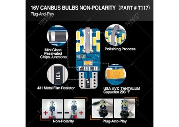 LED汽车小灯T10-24SMD仪表灯示宽灯牌照灯阅读灯