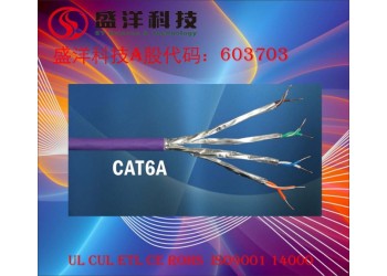 盛洋科技供应高品质FFTPCAT6A超六类网络线