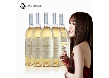 IRENENA红酒温碧霞自创品牌国产白葡萄酒贺兰山干白